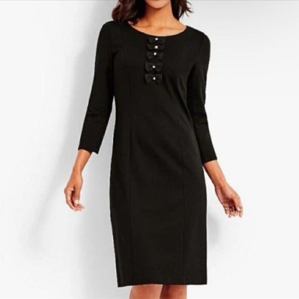Talbots Limited Edition 2017 Black Sheath Dress, Women’s Size 10 NWT